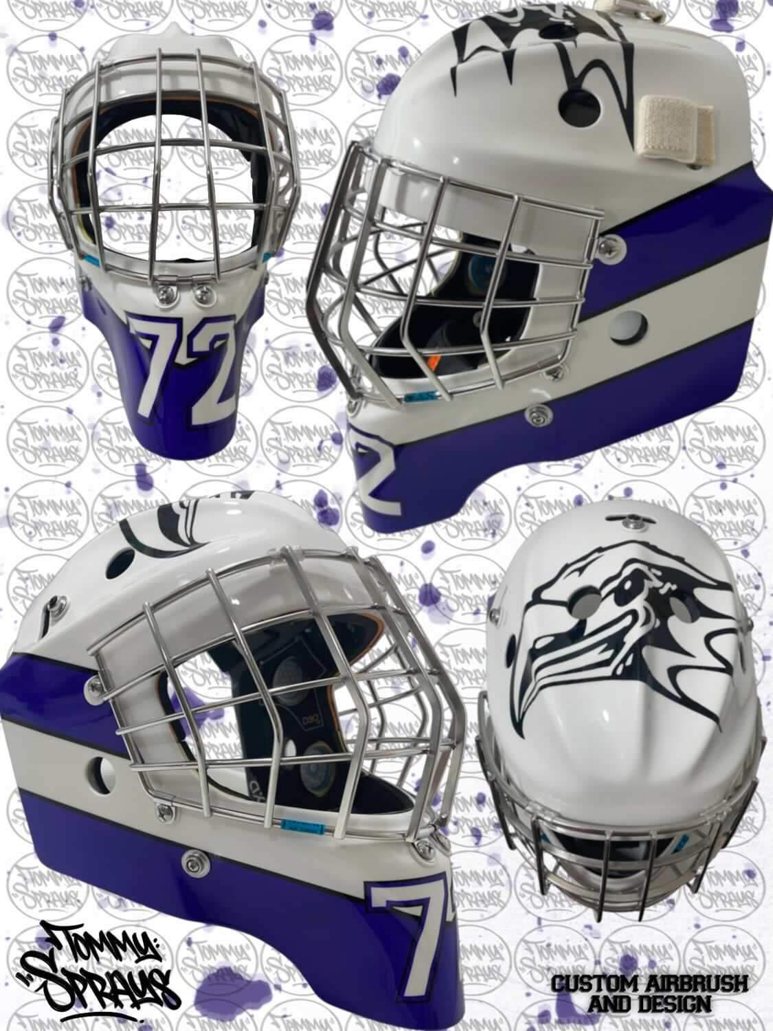 Custom Goalie Mask Art